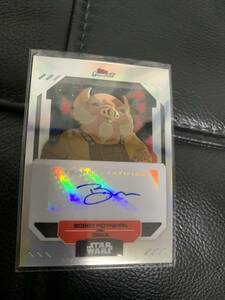 スターウォーズ　トレーディングカード　topps サインカード