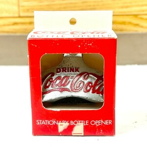 未使用 コカコーラ Coca-Cola 壁付け ボトルオープナー 栓抜き！