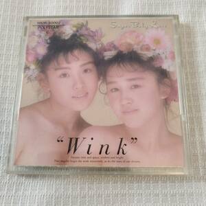 中古 8㎝CD　邦楽　Wink　　Sugar Baby Love　/風の前奏曲（プレリュード）　　歌詞付　9㎝角縮刷収納ケース付　