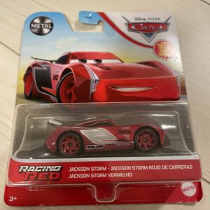 マテル カーズ　RACING RED JACKSON STORM レーシングレッド ジャクソン ストーム MATTEL CARS ミニカー キャラクターカー