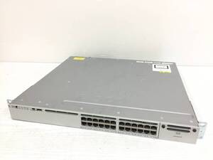 〇Cisco シスコ Catalyst 3850 シリーズ WS-C3850-24T-E スイッチ 初期化済 動作品