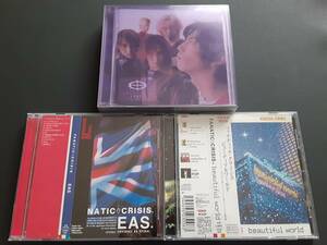 FANATIC CRISIS(ファナティック クライシス)　『ONE -one for all-』『EAS』『beautiful world』　アルバム3枚セット