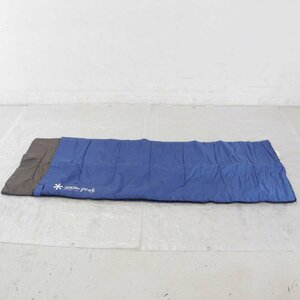 Snow Peak スノーピーク シュラフ ブルー系 封筒型 寝袋 アウトドア キャンプ★847h20