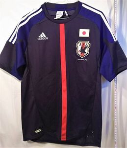 スポーツTシャツ　紺色ベース　adidas JFAワッペン　JAPAN　Ｌ　　[丨3[丨1