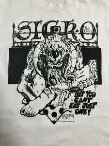 80s R.K.Sloan Tシャツ Mutilation Graphics M USA製 染み込みプリント エド・ロス ラットフィンク ホットロッド kustom kulture アート