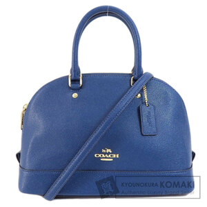 COACH コーチ F57555 2WAY ハンドバッグ レザー レディース 中古