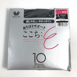 ワコール Wacoal サポートタイツ インナーウエア レディース タイツ 60デニール ブラック 黒 未使用 送料185円