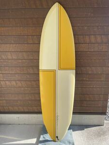 WOODIN SURFBOARDS Twin Pin The Black Betty model6