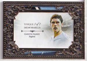 c52【GARETH BARRY】 2023 Futera Unique Gold Frame パッチカード 【1/1】 1of1