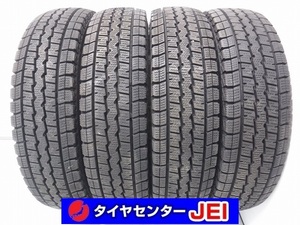 145-80R12 80/78N LT 9.5-9分山 ダンロップ ウィンターマックス 2022年製 中古スタッドレスタイヤ【4本セット】送料無料(AS12-3028）