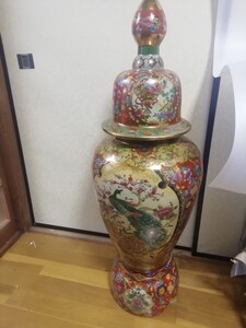 金蘭手 飾り壺 高さ95cm