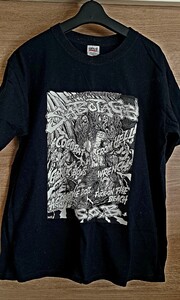 【コレクション放出】貴重 年代物 S.O.B 20th ANNIVERSARY GIG SHIRT 周年記念ライブシャツ HARDCORE PUNK ハードコアパンク GAUZE TOM 