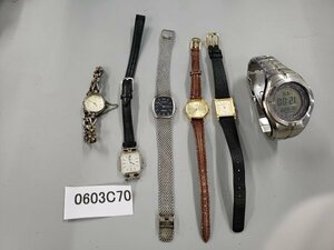 0603C70　腕時計　ジャンク品　おまとめ6点　SEIKO　CITIZEN　セイコー　など