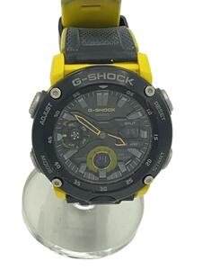 CASIO◆クォーツ腕時計・G-SHOCK/デジアナ/BLK