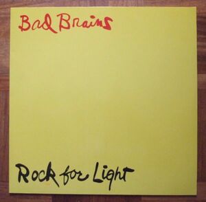BAD BRAINS - ROCK FOR LIGHT - LP（GERMANY：LINE）ドイツ盤 1983年 ★★ WHITE COLOR VINYL / ハードコア / HARDCORE PUNK
