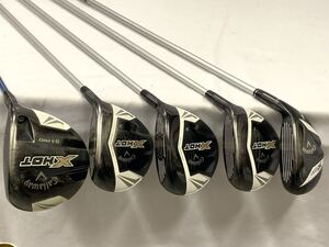 Callaway XHOT ドライバー フェアウェイウッド ユーティリティ 5本セットゴルフクラブ キャロウェイ [1-25]114//573A