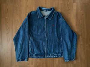 RALPH LAUREN ポロ ラルフローレン USA製 デニム スイングトップ XL 90s ☆ 80s RRL COUNTRY GAP ビンテージ レザー ジャケット