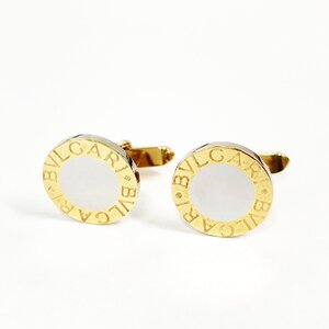 【1円スタート】BVLGARI ブルガリ イエローゴールド ブルガリブルガリ 総重量11.2g 750刻印 カフス 379034