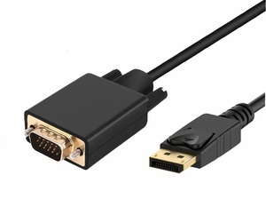 DisplayPort to VGA 変換 ケーブル DP to VGA 変換ケーブル 1.8m 1080P ディスプレイポート 拡張 デュアル モニター ディスプレイ 対応