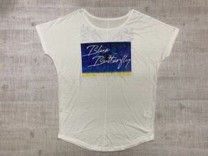 MICHAEL ミカエル 2019 ツアー BLUE BUTTERFLY SOPHIA ソフィア 松岡 邦楽ロック バンド グッズ ドルマンスリーブ Tシャツ レディース 白