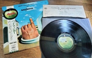 BADFINGER. magic christian music.国内盤帯付きLP バッドフィンガー、アップル、ポールマッカートニー、帯少々難あり