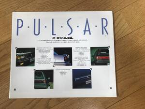 N07-05/　カタログ　日産　パルサー　1988年　3ドアハッチバック／４ドアサルーン／５ドアハッチバック