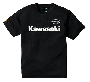 KAWASAKI カワサキ 純正 BATES ベイツ コラボ COOL-TEX クールテック Tシャツ ドライTシャツ メッシュTシャツ ブラック Lサイズ 吸汗速乾