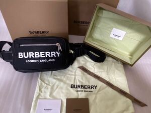 BURBERRY バーバリー ロゴプリント ECONYL バムバッグ