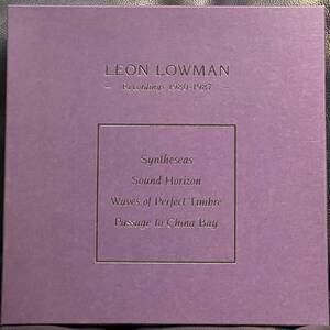 Leon Lowman / Recordings 1980-87 4LP BOX limited:235/500枚 / Vinyl on demand, music from memory