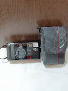 ニコン Nikon TW2D コンパクトフィルムカメラ MACRO 35-70mm ケース付 ジャンク