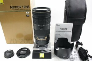 【 HORITA CAMERA 】B(良品) 3023 Nikon AF-S NIKKOR 70-200mm F2.8E FL ED VR 209403 ニコン ナノクリスタル 手振れ補正 ケース 元箱付き