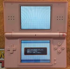 ◆NDS ニンテンドー DSlite ノーブルピンク 本体 UJF 桃色