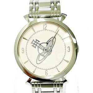 【1円スタート】【箱付き】Vivienne Westwood ヴィヴィアンウエストウッド VW-7043N オーブ SS クオーツ ボーイズ腕時計 ジャンク 340213