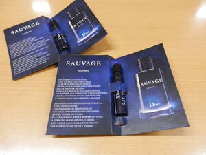 Christian Dior クリスチャンディオール sauvage 香水 フレグランス ソヴァージュ オー フォルト パルファン 2個セット 香水【W84】