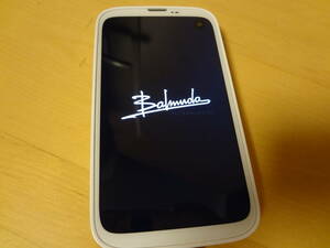 【USED美品】BALMUDA Phone バルミューダフォン A101BM ホワイト