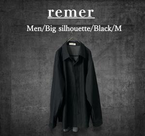 remer [リメール] ルーズゼロデニムオーバーシャツ ブラック M