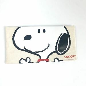 スヌーピー Peanuts プリントティッシュケース カー用品 ホワイト