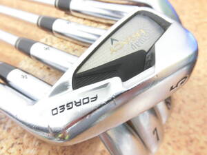 ♪Callaway キャロウェイ LEGACY FORGED 2008 レガシー / 5～9.P アイアン 6本 純正スチールシャフト GS 95 FLEX-S200 中古品♪Y0073