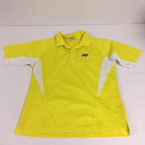 送料無料★YONEX ヨネックス★半袖Tシャツ　ポロシャツ　ゲームシャツ★Mサイズ★黄色　イエロー#60520sj163