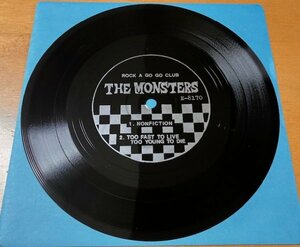 ジャケットなし ソノシートのみ MONSTERS モンスターズ / NONFICTION E-8170 ROCK A GO GO CLUB