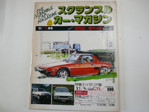 SCRAMBLE CAR MAGAZINE/1981-1月号/Fiat Ferrari