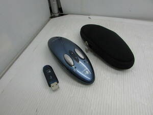 【YMS0084】★Logitech M-RU77 ワイヤレス マウス Logicool ポインターマウス 通電確認のみ ★中古