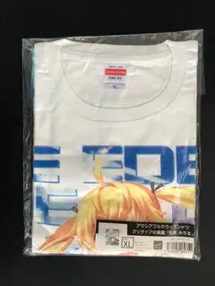 松嶋みちる アクシアフルカラーTシャツ ホワイト XLサイズ グリザイアの楽園