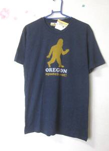 タグ付き 未使用 USA製 プリント sasquatch trading post アメリカ製 半袖Ｔシャツ メンズS 半T OREGON オレゴン 6172