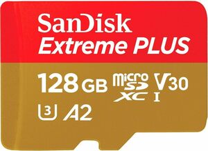 新品 未使用品 !! SanDisk Extreme Plus microSDXC 128GB サンディスク　エクストリームプラス