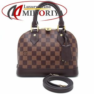 LOUIS VUITTON ルイヴィトン ダミエ アルマBB N41221 2Wayバッグ エベヌ/351270【中古】