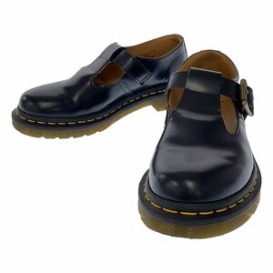 【美品】 Dr.Martens / ドクターマーチン | POLLEY / ポリー Tストラップ レザーシューズ 革靴 | UK3 | black | レディース