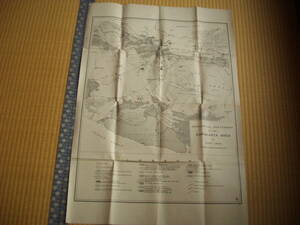 Geological Sketchmap of The Surakarta Area in East Java ジャワ島 スラカルタ 地図 スケッチマップ