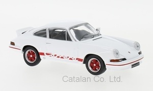 1/43 ポルシェ 73カレラ カレラ 白 赤 ホワイト レッド Porsche 911 Carrera RS 2.7 white red 1973 1:43 IXO 梱包サイズ60