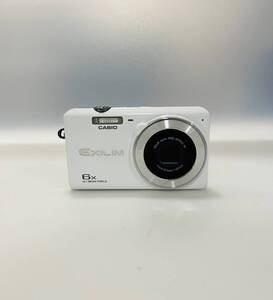 AH4766 CASIO EXILIM EX-ZS28 6X ホワイト カシオ コンパクトデジタルカメラ バッテリー付き（通電確認はしていません）ジャンク品